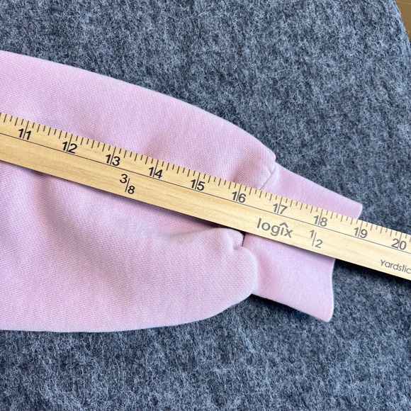 Madewell Purple V-Neck Cozy Puff Sleeve Sweatshirt Cotton French Terry XXS - Picture 6 of 8